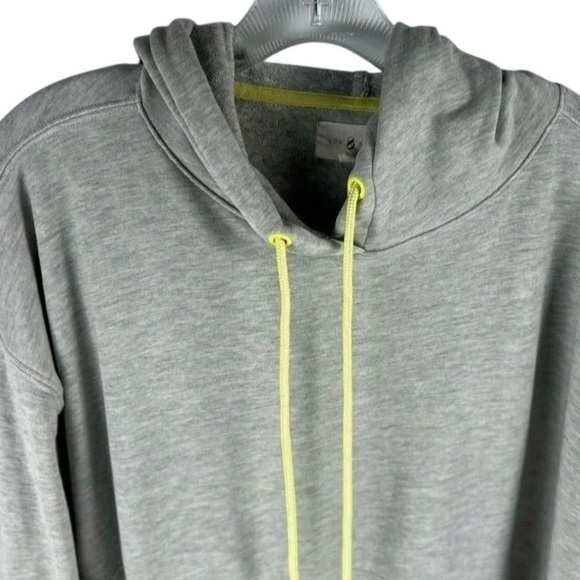 Lou & Grey Women's Gray Hoodie Medium Casual Drawstring Pullover - Picture 2 of 11